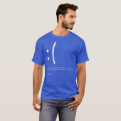 Microsoft Blue Screen of Death T-shirt (Voorkant volledig)