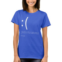 Microsoft Blue Screen of Death T-shirt