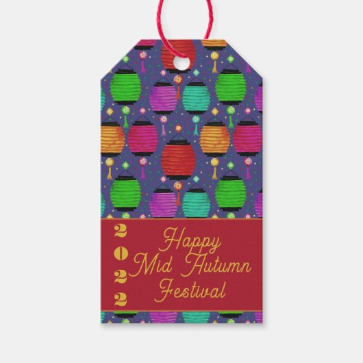 Mid Autumn festival Cadeaulabel (Voorkant)