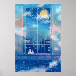 Mid Autumn Moon Festival Poster