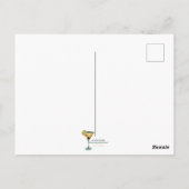 Mid Century 60s Office Cocktail Party Briefkaart (Achterkant)