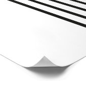 Mid Century Abstract Geometric Modern minimalist Poster (Hoek)