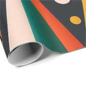 Mid-Century  Abstract Geometric Wrapping paper Cadeaupapier (Rol Hoek)