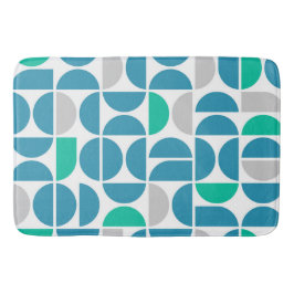 Mid Century Aquatische Tegels Badmat