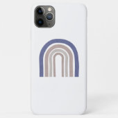 Mid Century Arches - Blauw en beige Case-Mate iPhone Case (Achterkant)