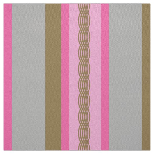 Mid-Century awning stripe - grijs / grijs, roze, t Stof (Swatch)