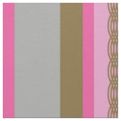 Mid-Century awning stripe - grijs / grijs, roze, t Stof (Close Up)