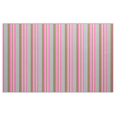 Mid-Century awning stripe - grijs / grijs, roze, t Stof (Yard (91,4 cm))