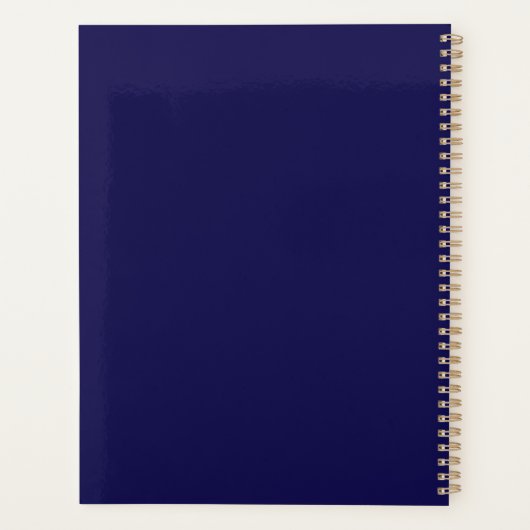 Mid Century Boho Style / Bloemen kat liefhebber Planner (Achterkant)