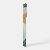 Mid Century Botanical Leaf  – Boho Earth iPhone Hoesje (Rechterkant)