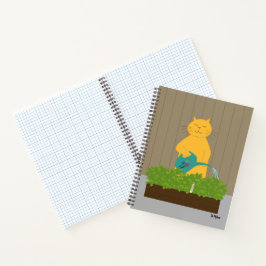 Mid Century Cats Waters His Catnip Notitieboek