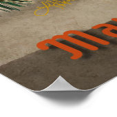 Mid Century Christmas Cocktail Party Happy Hour Poster (Hoek)