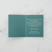 Mid Century Christmas Kaart (Binnen)