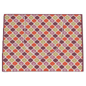 Mid-Century Christmas Snowflake Ornament Gift Bag Groot Cadeauzakje (Voorkant)