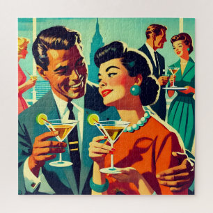 Mid Century Cocktailparty Koppels - Mi Amor Legpuzzel