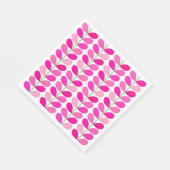 Mid Century Deense bladeren, tinten van Fuchsia ro Servet (Hoek)