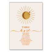 Mid Century Desert Bruiloft Kaart (Voorkant)