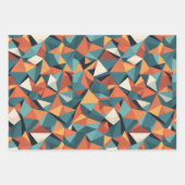 Mid-Century Geometric | Wrapping Paper Sheets Set (Voorkant)