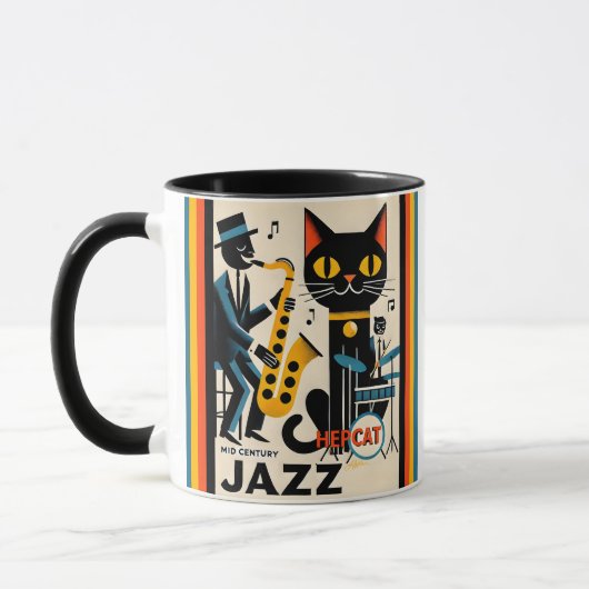 Mid Century Jazz Age HepCat Black Cat Mok (Links)