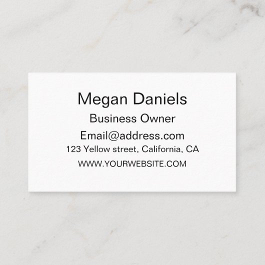 Mid Century Kleurrijke Halve Cirkels Custom Visitekaartje (Achterkant)