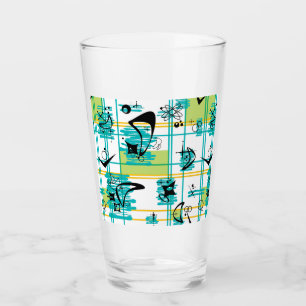 Mid Century Madras Glas