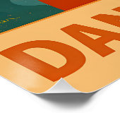 Mid Century Martini Dance Party Perfect Poster (Hoek)