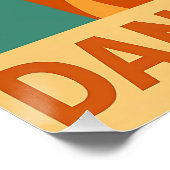 Mid Century Martini Dance Party Perfect Poster (Hoek)