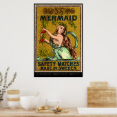 Mid Century Matchbox Hoesje Art Poster (Keuken)