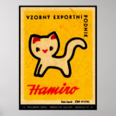 Mid Century Matchbox Hoesje Art Poster (Voorkant)
