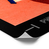 Mid Century Matchbox Hoesje Art Poster (Hoek)