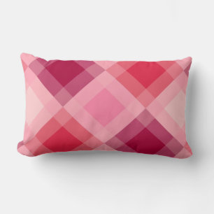 Mid-Century mega-gipsplaat - roze en wijn Kussen