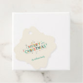 Mid-Century Merry Christmas – Retro Style Bedankjes Labels (In situ)