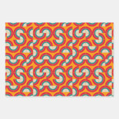 Mid-Century mod-cirkels Inpakpapier Vel (Voorkant)