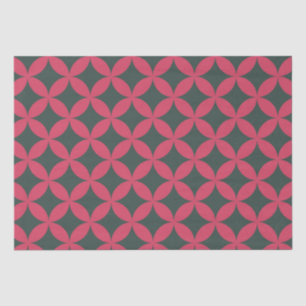 Mid-Century Mod Geometrische Retro Modern Helder R Tissuepapier