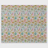 Mid Century Modern 1950's Era Kitsch Cadeaupapier (Vlak)