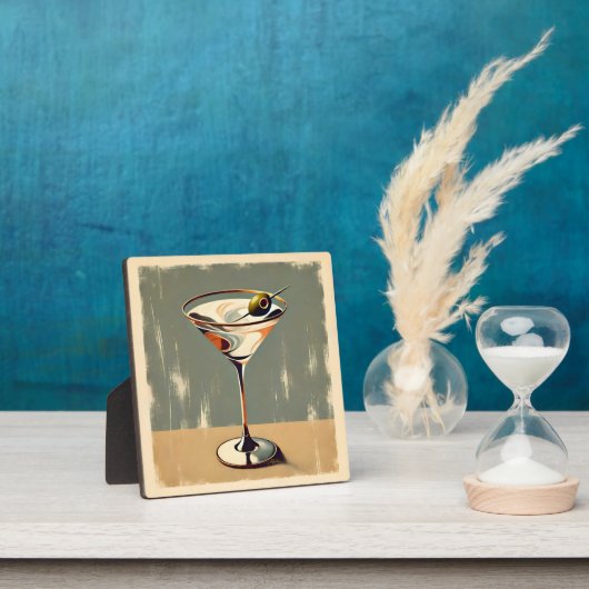 Mid Century Modern 1 Olive Martini schilderij Fotoplaat (Insitu)