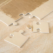 Mid Century Modern 1 Olive Martini schilderij Legpuzzel (Zijkant)