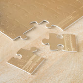 Mid Century Modern 1 Olive Martini schilderij Legpuzzel (Zijkant)