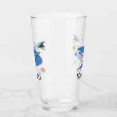 Mid Century Modern 50s Persoonlijke naam Glas (Links)