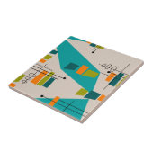 Mid-Century Modern Abstract #55 Tegeltje (Zijkant)