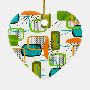 Mid-Century Modern Abstract #57 Keramisch Ornament