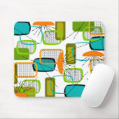 Mid-Century Modern Abstract #57 Muismat (Met muis)