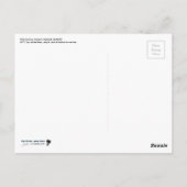 'Mid-Century Modern Abstract, Butterfly' schilderi Briefkaart (Achterkant)