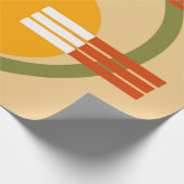 Mid-Century Modern Abstract Cadeaupapier (Hoek)