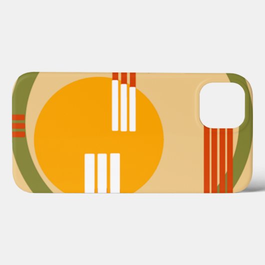 Mid-Century Modern Abstract Case-Mate iPhone Case (Achterkant (horizontaal))