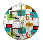 Mid-Century Modern Abstract Design Dartbord (Voorkant)