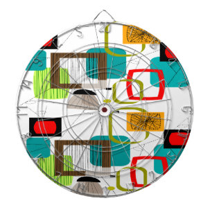 Mid-Century Modern Abstract Design Dartbord