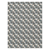 Mid Century Modern Abstract grijs neutraal Tafelkleed (Voorkant)