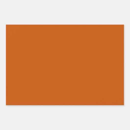 Mid Century Modern Abstract  OrangePattern Inpakpapier Vel (Voorkant 3)