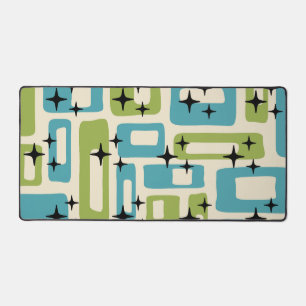 Mid Century Modern Abstract Patroon Bureaumat